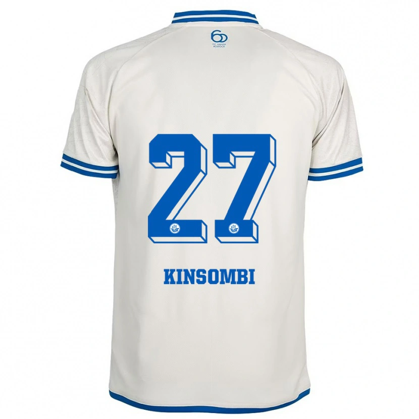 Danxen Damen Christian Kinsombi #27 Weiß Blau Auswärtstrikot Trikot 2025/26 T-Shirt Österreich