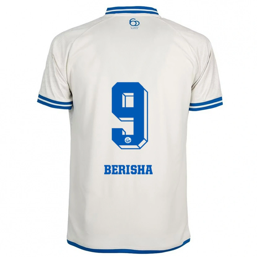 Danxen Damen Albin Berisha #9 Weiß Blau Auswärtstrikot Trikot 2025/26 T-Shirt Österreich
