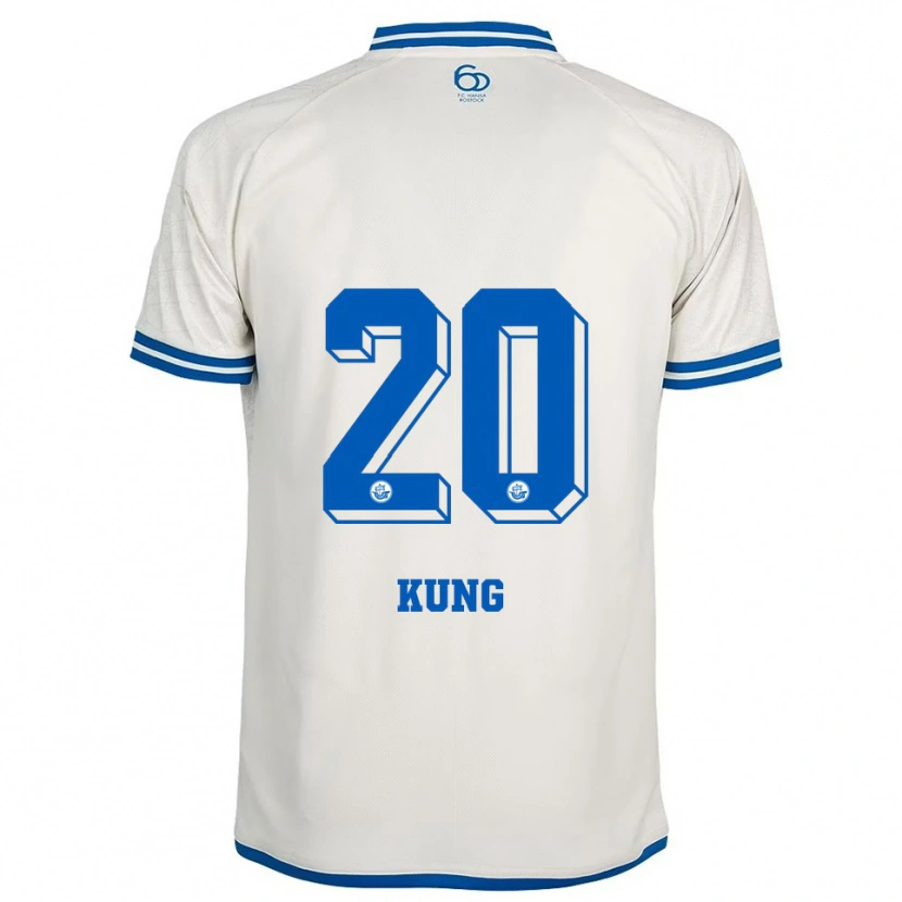 Danxen Damen Loretta Kung #20 Weiß Blau Auswärtstrikot Trikot 2025/26 T-Shirt Österreich