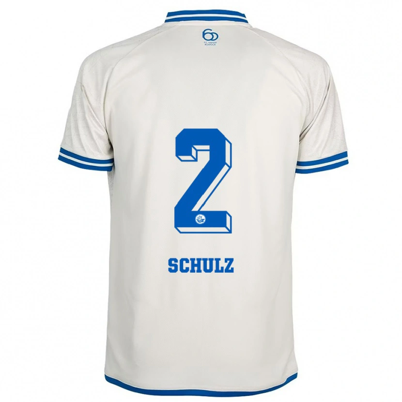 Danxen Damen Nils Schulz #2 Weiß Blau Auswärtstrikot Trikot 2025/26 T-Shirt Österreich