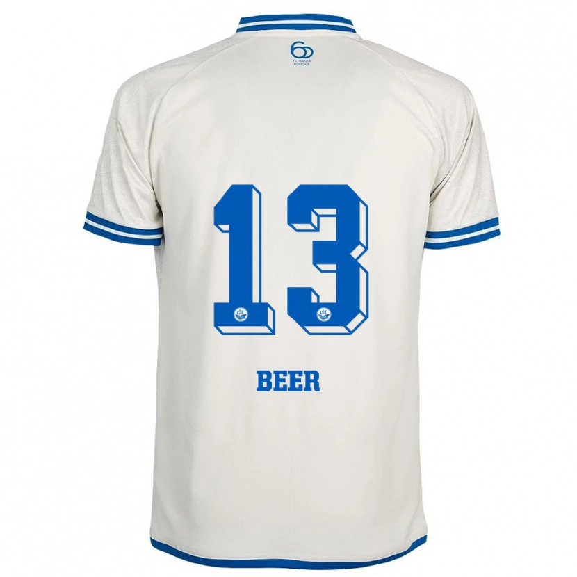 Danxen Damen Darian Beer #13 Weiß Blau Auswärtstrikot Trikot 2025/26 T-Shirt Österreich
