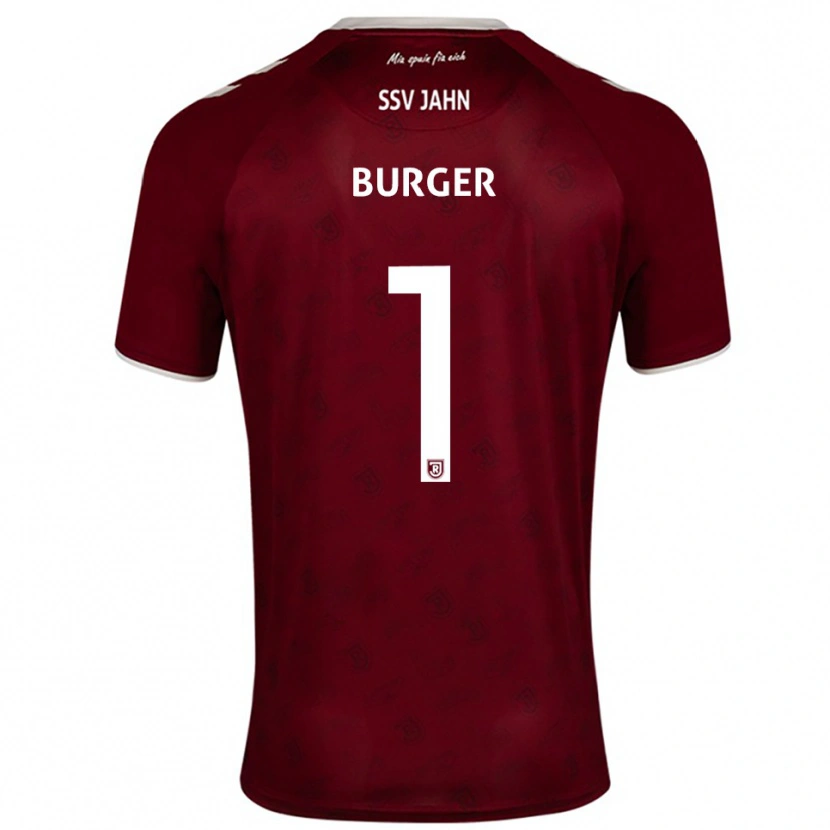 Danxen Damen Gabriel Burger #1 Burgunder Weiß Auswärtstrikot Trikot 2025/26 T-Shirt Österreich