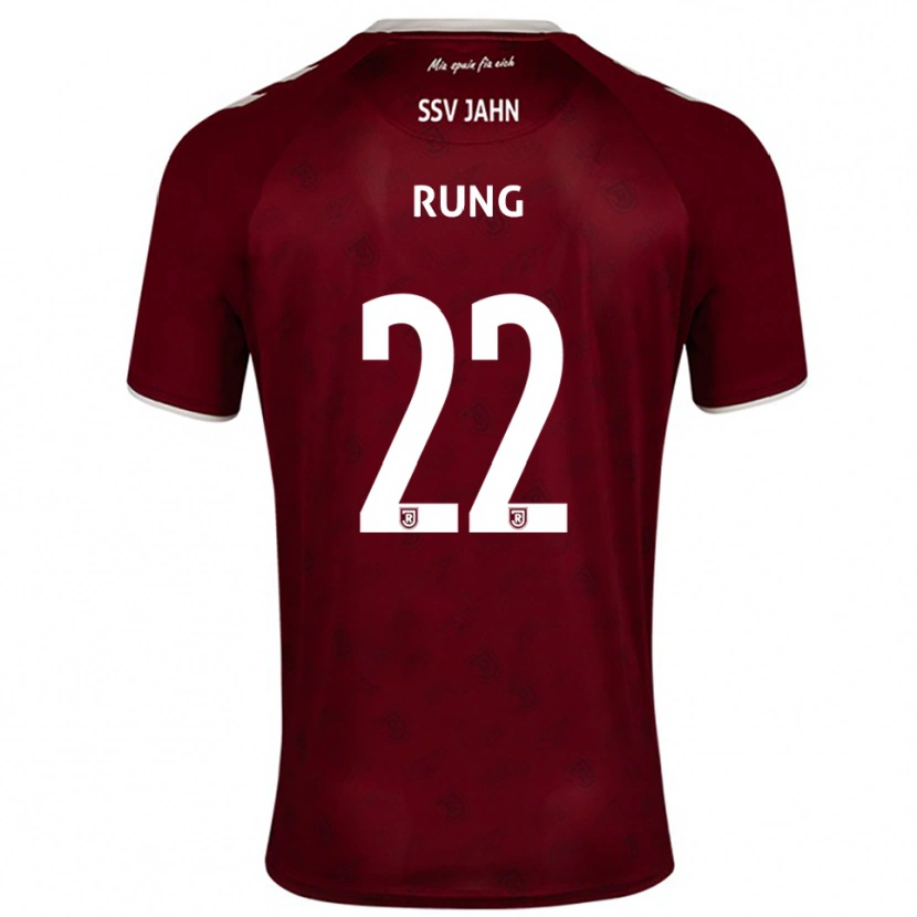 Danxen Damen Julian Rung #22 Burgunder Weiß Auswärtstrikot Trikot 2025/26 T-Shirt Österreich