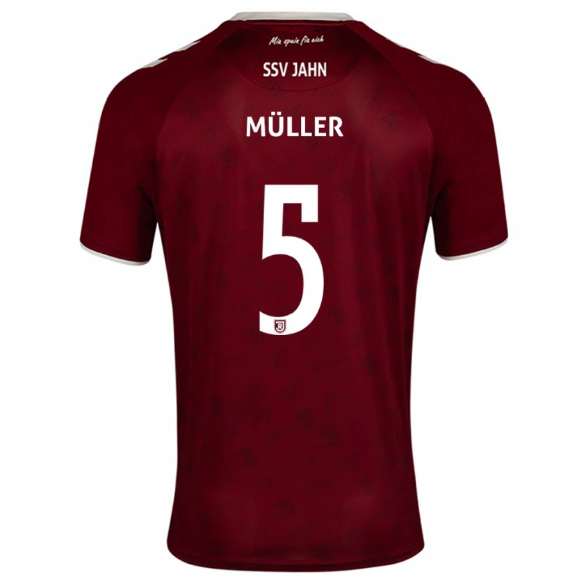 Danxen Damen Philipp Müller #5 Burgunder Weiß Auswärtstrikot Trikot 2025/26 T-Shirt Österreich