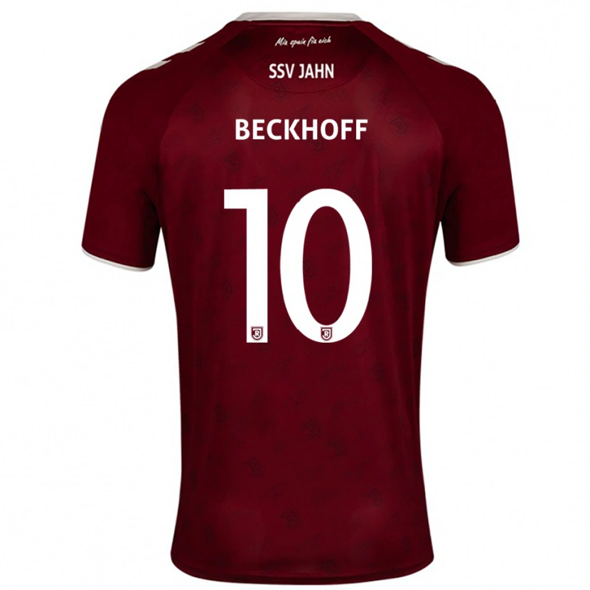 Danxen Damen Phil Beckhoff #10 Burgunder Weiß Auswärtstrikot Trikot 2025/26 T-Shirt Österreich