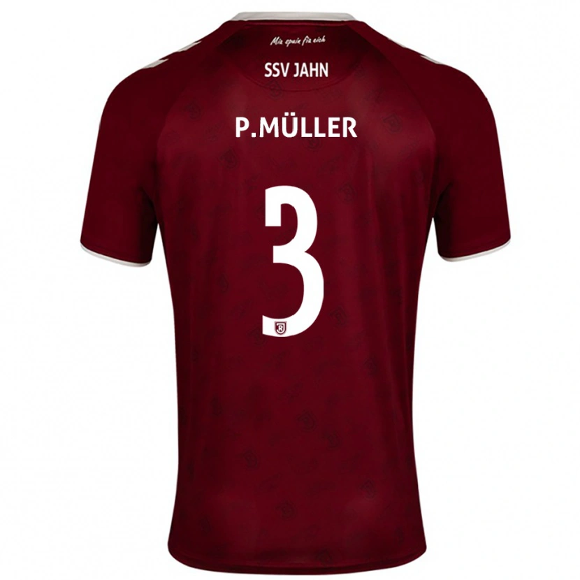 Danxen Damen Paul Müller #3 Burgunder Weiß Auswärtstrikot Trikot 2025/26 T-Shirt Österreich