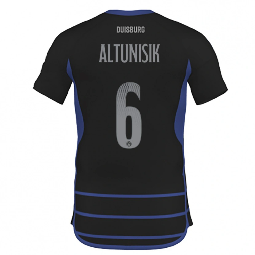 Danxen Damen Kerim Altunisik #6 Schwarz Blau Auswärtstrikot Trikot 2025/26 T-Shirt Österreich