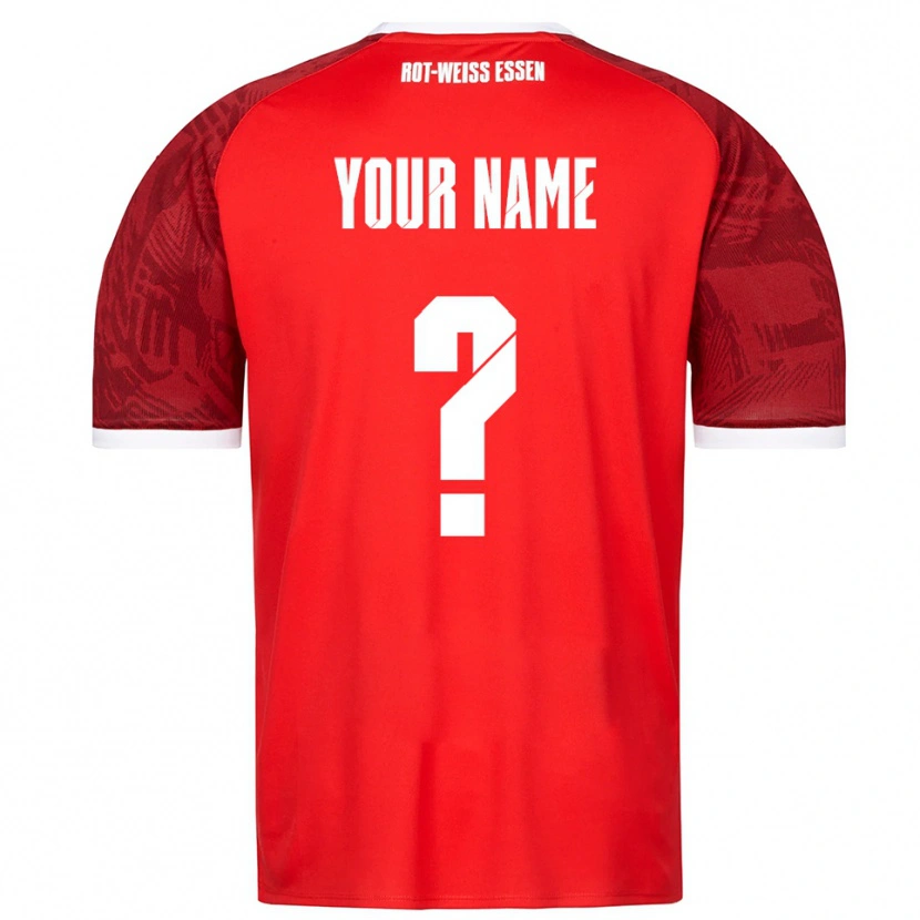 Danxen Damen Ihren Namen #0 Rot Burgunder Weiß Auswärtstrikot Trikot 2025/26 T-Shirt Österreich