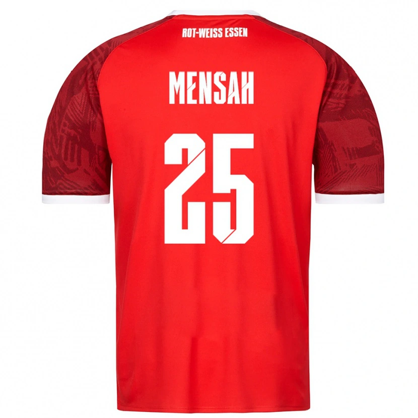 Danxen Damen Franklin Opoku-Mensah #25 Rot Burgunder Weiß Auswärtstrikot Trikot 2025/26 T-Shirt Österreich