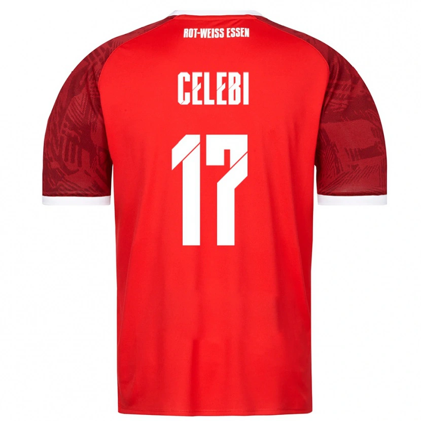 Danxen Damen Ekin Celebi #17 Rot Burgunder Weiß Auswärtstrikot Trikot 2025/26 T-Shirt Österreich