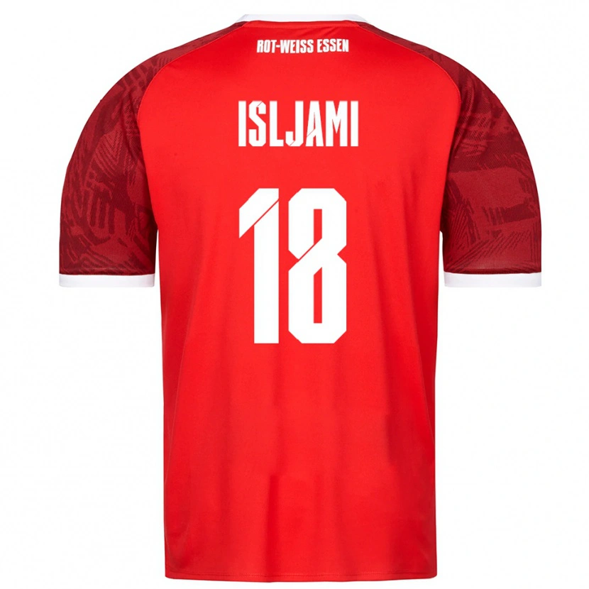 Danxen Damen Vleron Isljami #18 Rot Burgunder Weiß Auswärtstrikot Trikot 2025/26 T-Shirt Österreich