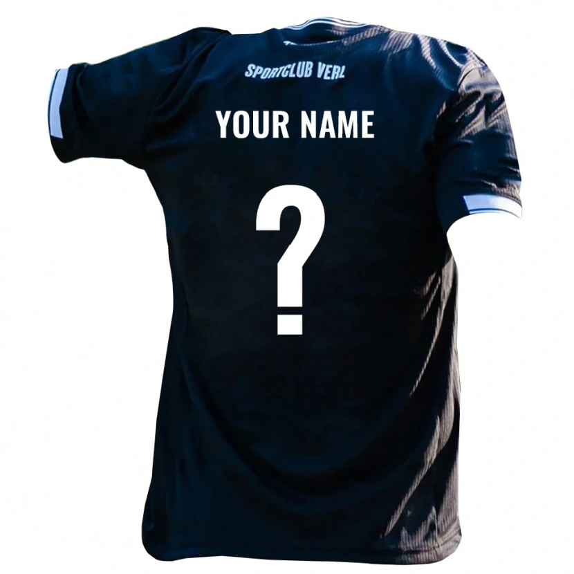 Danxen Damen Ihren Namen #0 Schwarz Weiß Auswärtstrikot Trikot 2025/26 T-Shirt Österreich