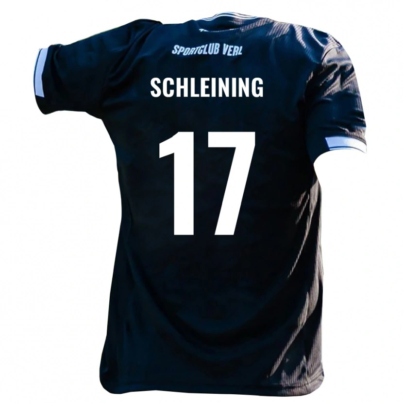 Danxen Damen Marvin Schleining #17 Schwarz Weiß Auswärtstrikot Trikot 2025/26 T-Shirt Österreich