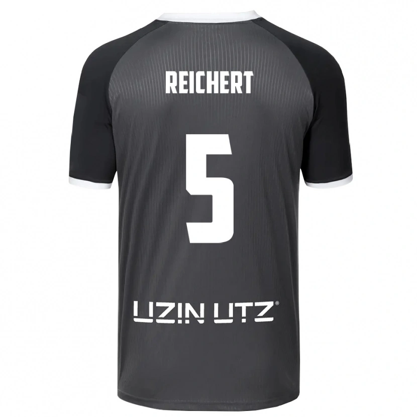 Danxen Damen Johannes Reichert #5 Grau Weiß Auswärtstrikot Trikot 2025/26 T-Shirt Österreich
