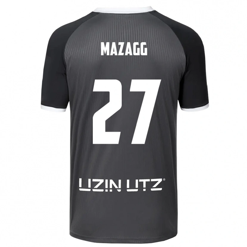 Danxen Damen Lukas Mazagg #27 Grau Weiß Auswärtstrikot Trikot 2025/26 T-Shirt Österreich