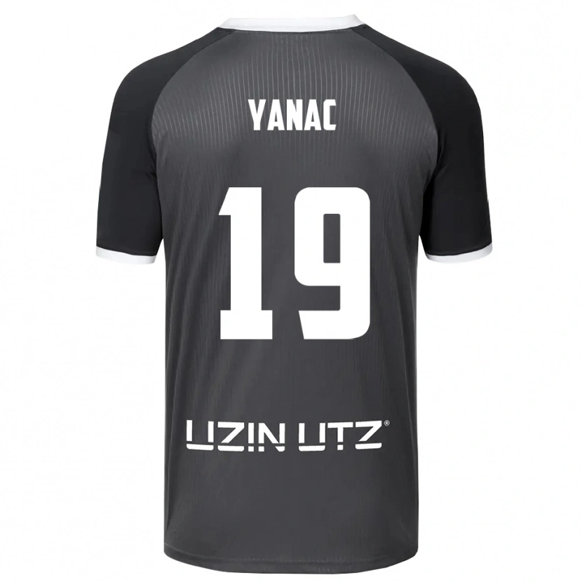 Danxen Damen Kaan Yanac #19 Grau Weiß Auswärtstrikot Trikot 2025/26 T-Shirt Österreich