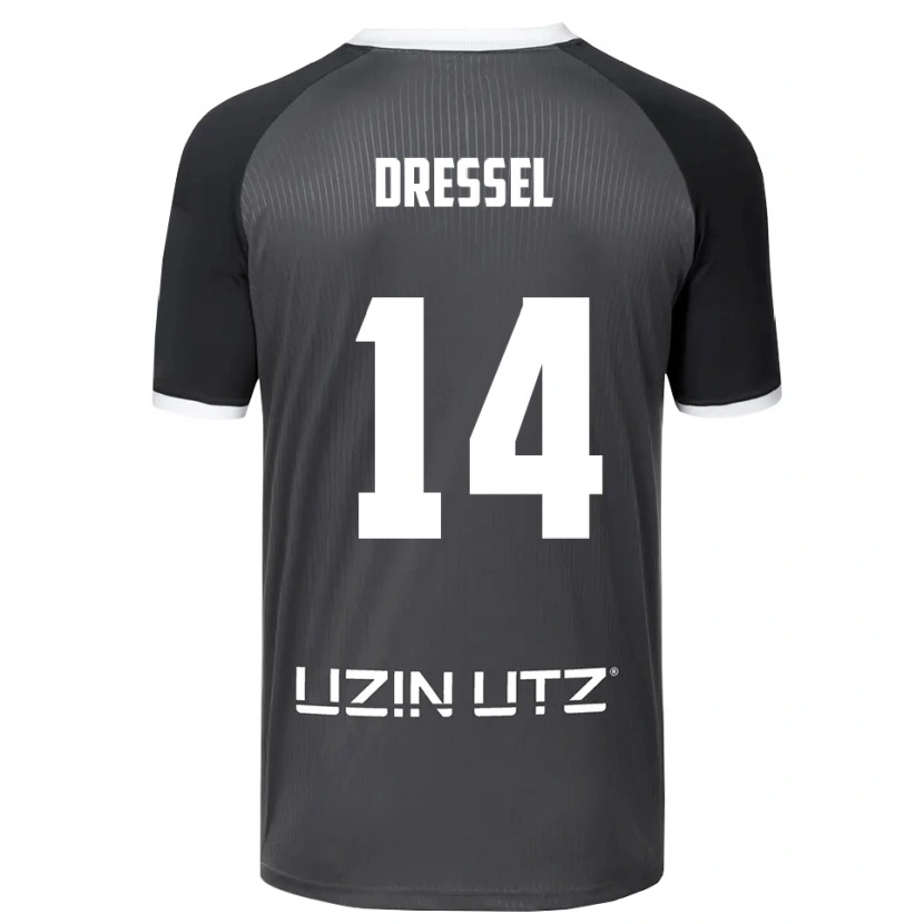 Danxen Damen Dennis Dressel #14 Grau Weiß Auswärtstrikot Trikot 2025/26 T-Shirt Österreich