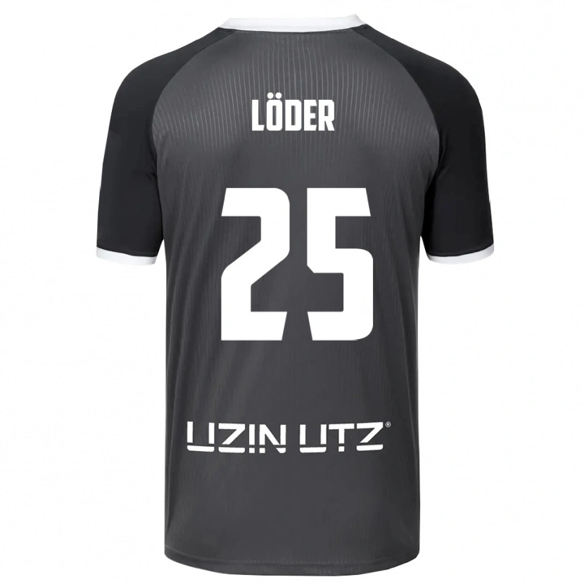Danxen Damen Elias Löder #25 Grau Weiß Auswärtstrikot Trikot 2025/26 T-Shirt Österreich