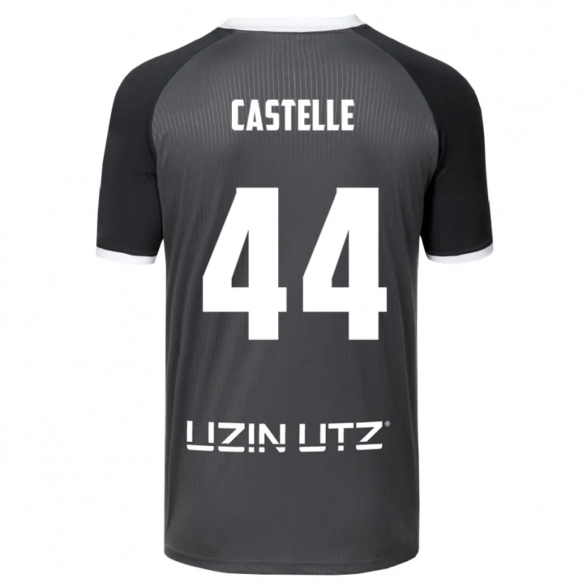 Danxen Damen Niklas Castelle #44 Grau Weiß Auswärtstrikot Trikot 2025/26 T-Shirt Österreich