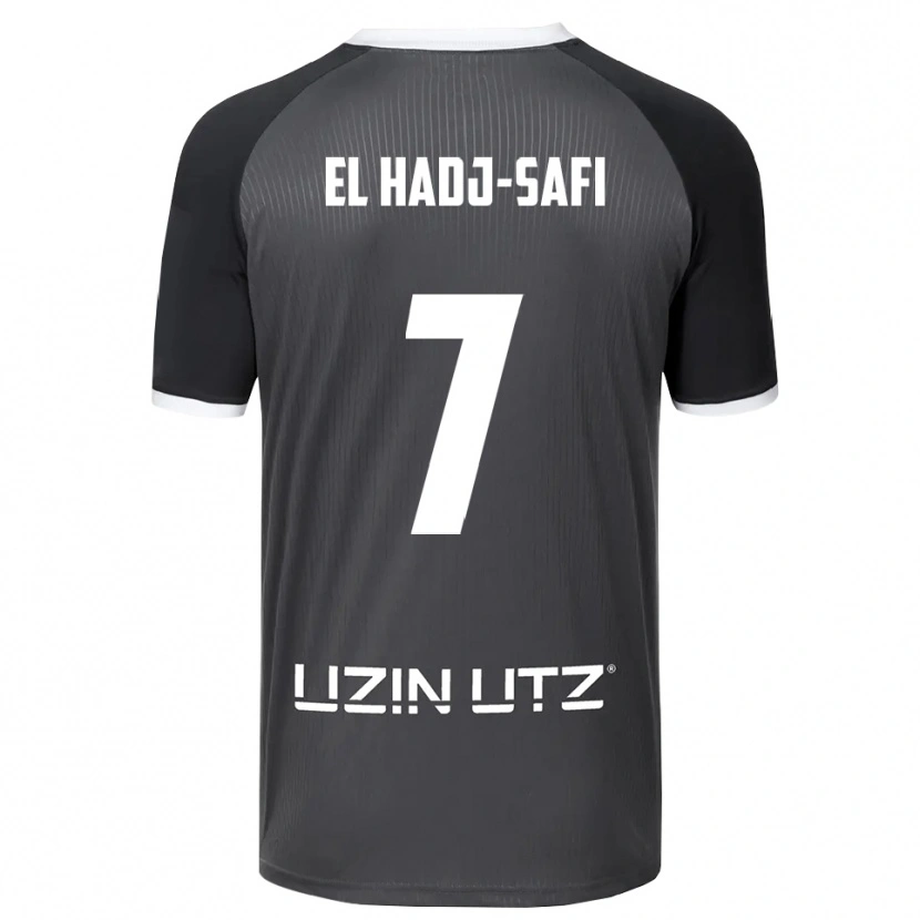 Danxen Damen Iljas El Hadj-Safi #7 Grau Weiß Auswärtstrikot Trikot 2025/26 T-Shirt Österreich