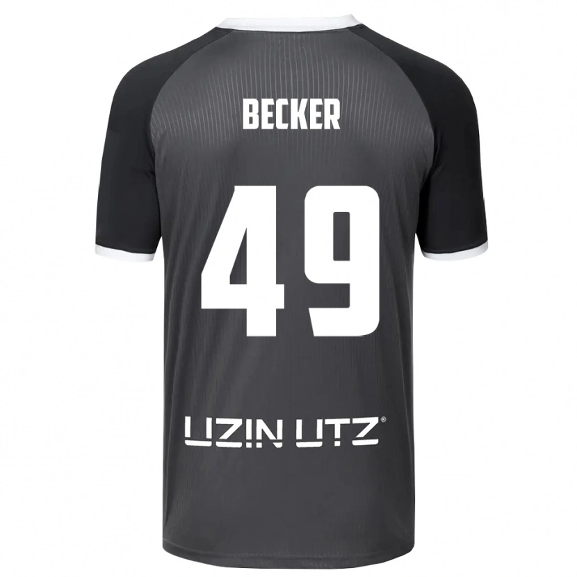 Danxen Damen André Becker #49 Grau Weiß Auswärtstrikot Trikot 2025/26 T-Shirt Österreich