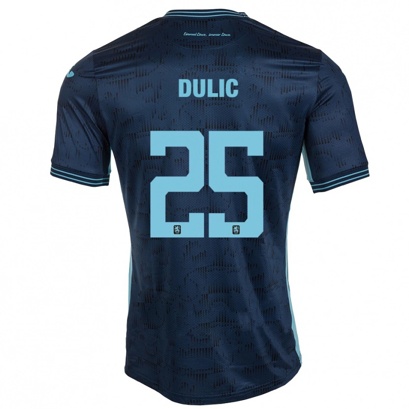 Danxen Damen Sean Dulic #25 Königsblau Auswärtstrikot Trikot 2025/26 T-Shirt Österreich