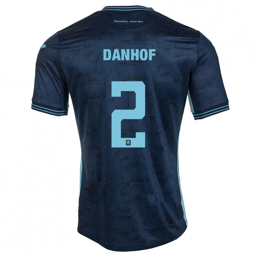 Danxen Damen Tim Danhof #2 Königsblau Auswärtstrikot Trikot 2025/26 T-Shirt Österreich