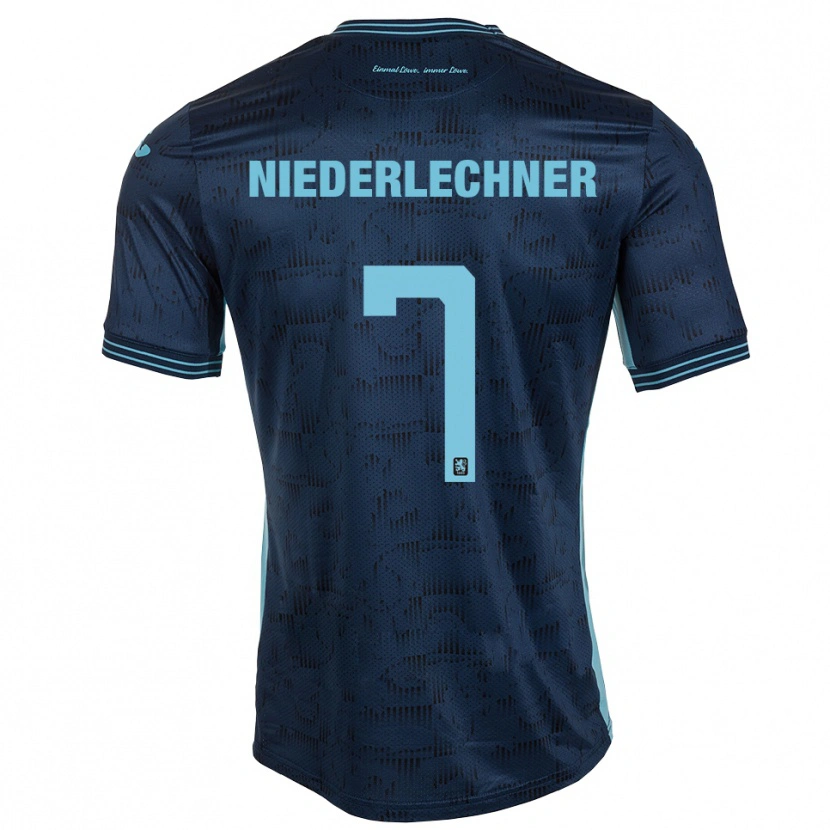 Danxen Damen Florian Niederlechner #7 Königsblau Auswärtstrikot Trikot 2025/26 T-Shirt Österreich