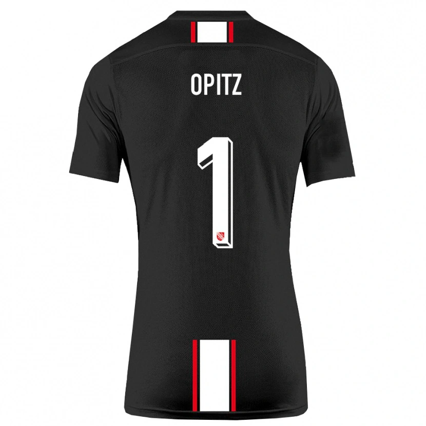 Danxen Damen Tom Opitz #1 Schwarz Weiß Auswärtstrikot Trikot 2025/26 T-Shirt Österreich