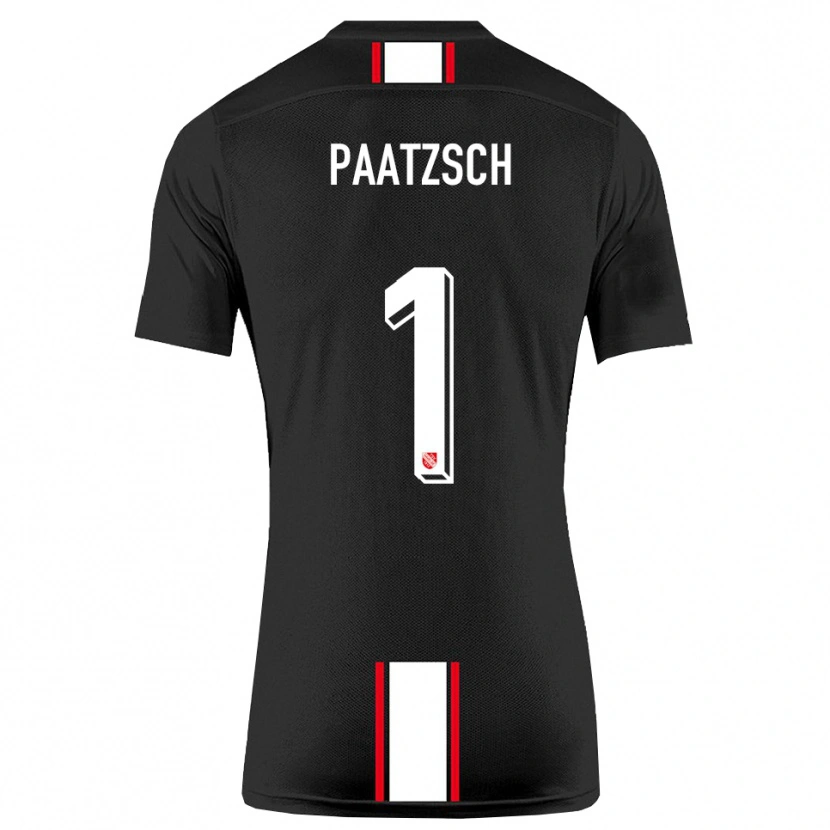 Danxen Damen Pascal Paatzsch #1 Schwarz Weiß Auswärtstrikot Trikot 2025/26 T-Shirt Österreich
