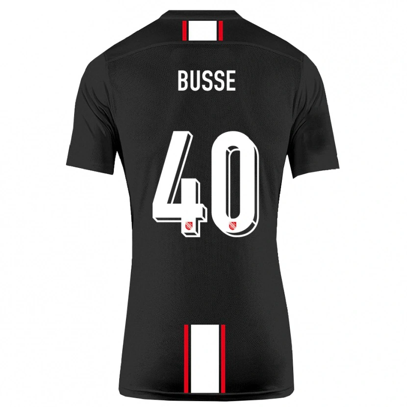 Danxen Damen Jonah Busse #40 Schwarz Weiß Auswärtstrikot Trikot 2025/26 T-Shirt Österreich