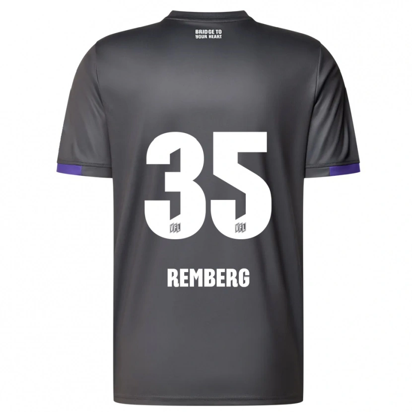 Danxen Damen Mats Remberg #35 Grau Lila Auswärtstrikot Trikot 2025/26 T-Shirt Österreich