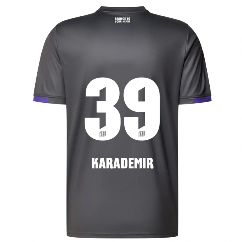 Danxen Damen Yiğit Karademir #39 Grau Lila Auswärtstrikot Trikot 2025/26 T-Shirt Österreich
