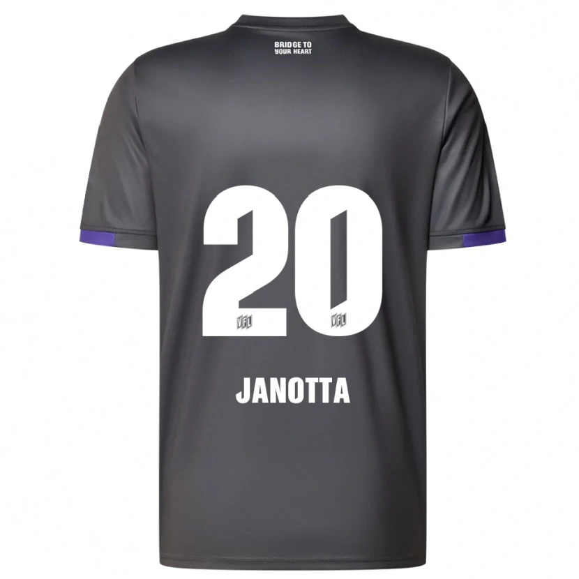 Danxen Damen Theo Janotta #20 Grau Lila Auswärtstrikot Trikot 2025/26 T-Shirt Österreich