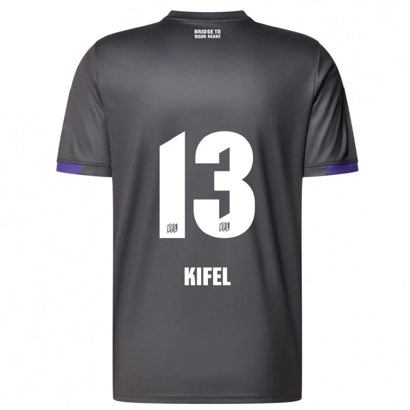 Danxen Damen Denis Kifel #13 Grau Lila Auswärtstrikot Trikot 2025/26 T-Shirt Österreich