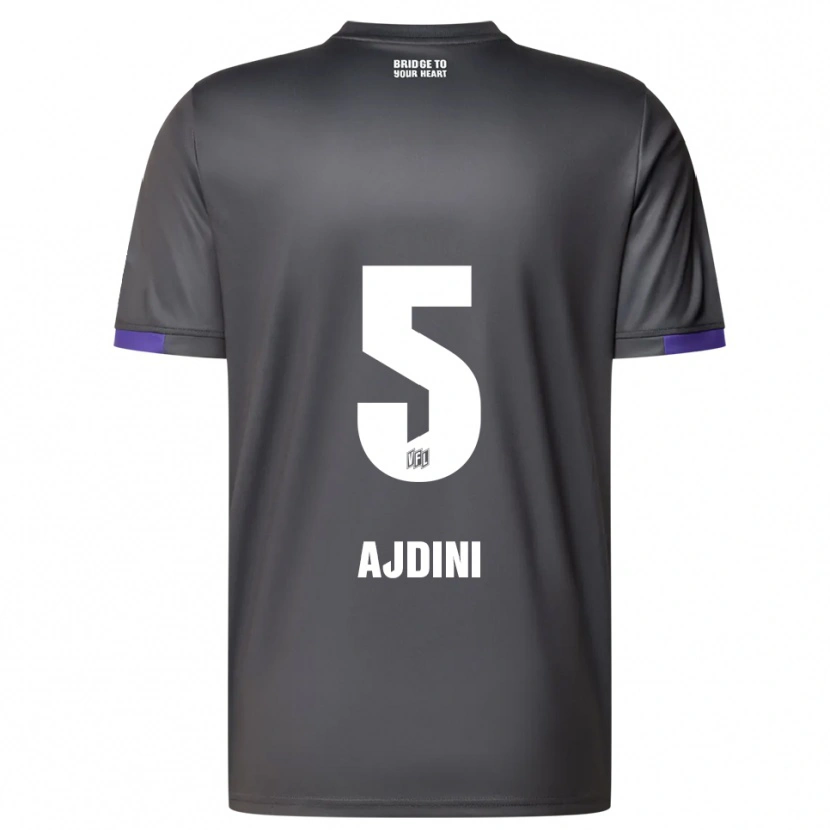 Danxen Damen Bashkim Ajdini #5 Grau Lila Auswärtstrikot Trikot 2025/26 T-Shirt Österreich