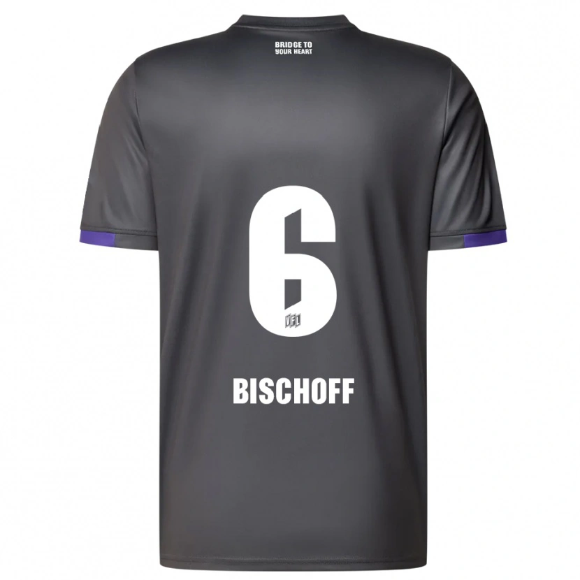 Danxen Damen Vincent Bischoff #6 Grau Lila Auswärtstrikot Trikot 2025/26 T-Shirt Österreich