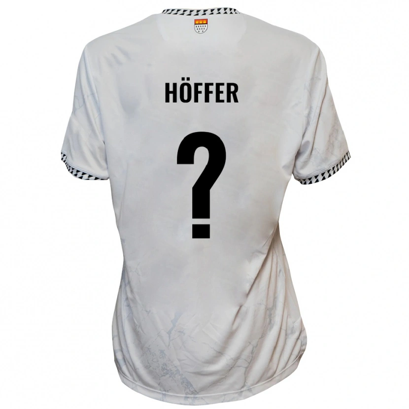Danxen Damen Chantal Höffer #0 Weiß Schwarz Auswärtstrikot Trikot 2025/26 T-Shirt Österreich