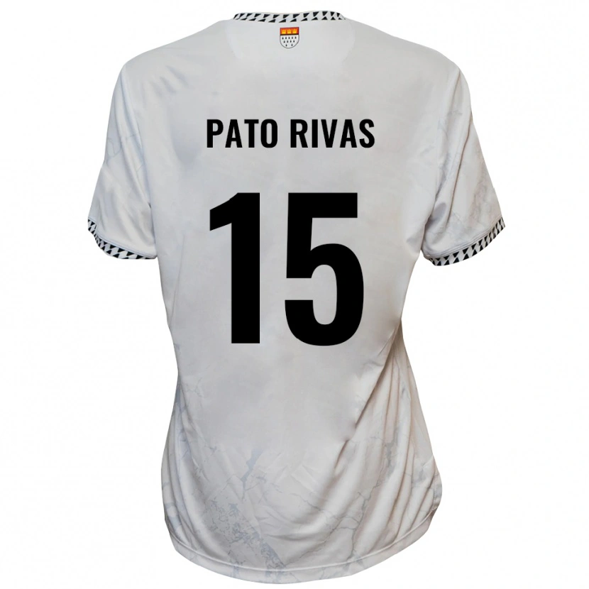 Danxen Damen Enrique Pato Rivas #15 Weiß Schwarz Auswärtstrikot Trikot 2025/26 T-Shirt Österreich