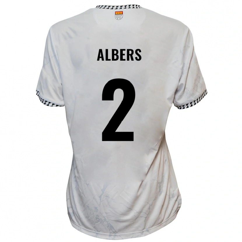 Danxen Damen Felix Albers #2 Weiß Schwarz Auswärtstrikot Trikot 2025/26 T-Shirt Österreich