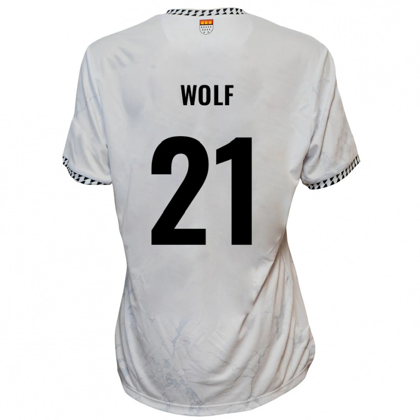 Danxen Damen Lucas Wolf #21 Weiß Schwarz Auswärtstrikot Trikot 2025/26 T-Shirt Österreich
