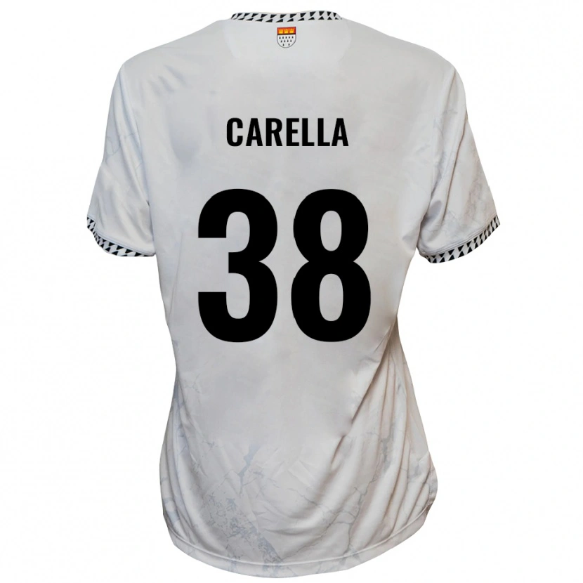 Danxen Damen Samuele Carella #38 Weiß Schwarz Auswärtstrikot Trikot 2025/26 T-Shirt Österreich