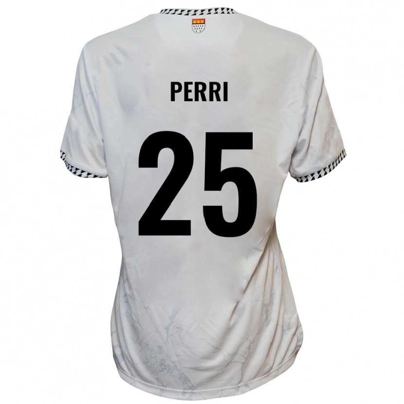 Danxen Damen Diego Perri #25 Weiß Schwarz Auswärtstrikot Trikot 2025/26 T-Shirt Österreich