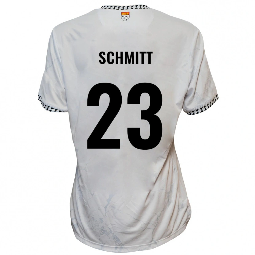 Danxen Damen Bruno Schmitt #23 Weiß Schwarz Auswärtstrikot Trikot 2025/26 T-Shirt Österreich