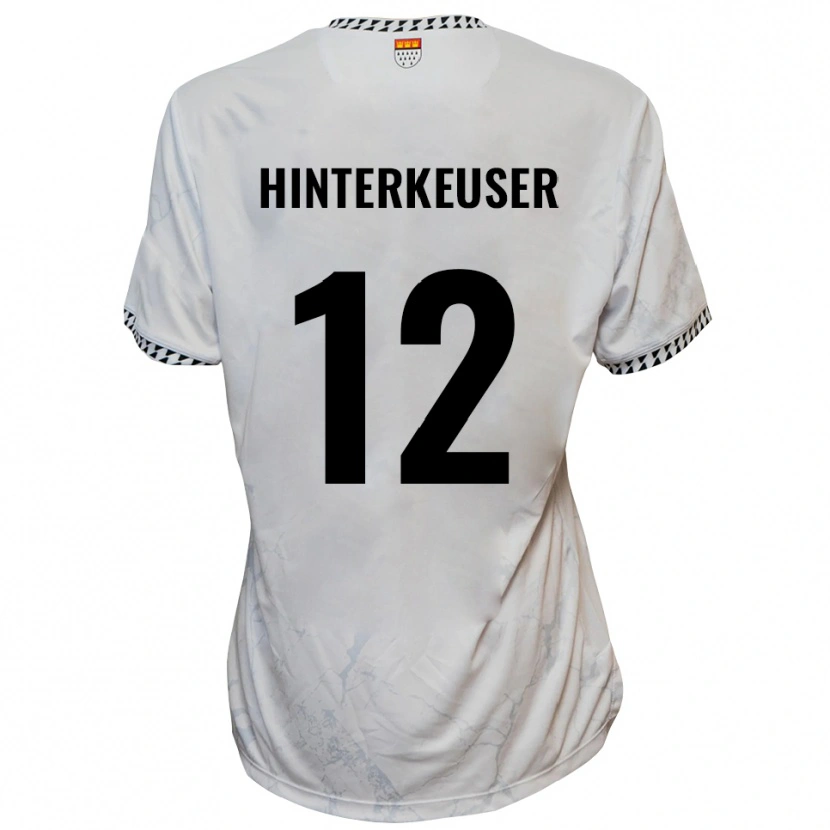 Danxen Damen Thomas Hinterkeuser #12 Weiß Schwarz Auswärtstrikot Trikot 2025/26 T-Shirt Österreich