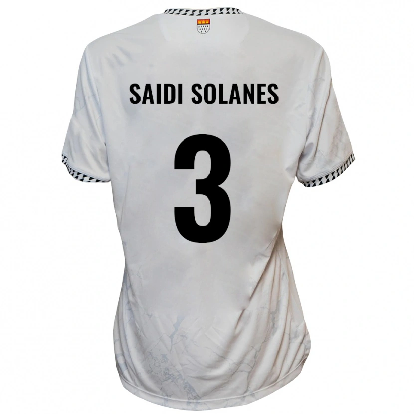 Danxen Damen Maruan Saidi Solanes #3 Weiß Schwarz Auswärtstrikot Trikot 2025/26 T-Shirt Österreich