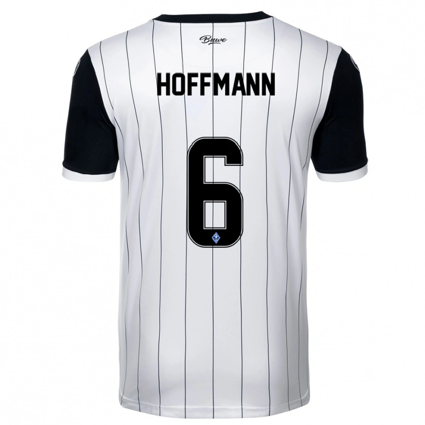 Danxen Damen Niklas Hoffmann #6 Weiß Schwarz Auswärtstrikot Trikot 2025/26 T-Shirt Österreich