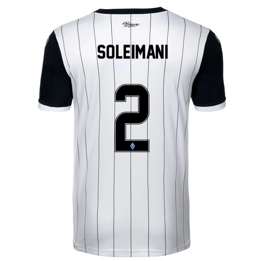 Danxen Damen Amir Soleimani #2 Weiß Schwarz Auswärtstrikot Trikot 2025/26 T-Shirt Österreich
