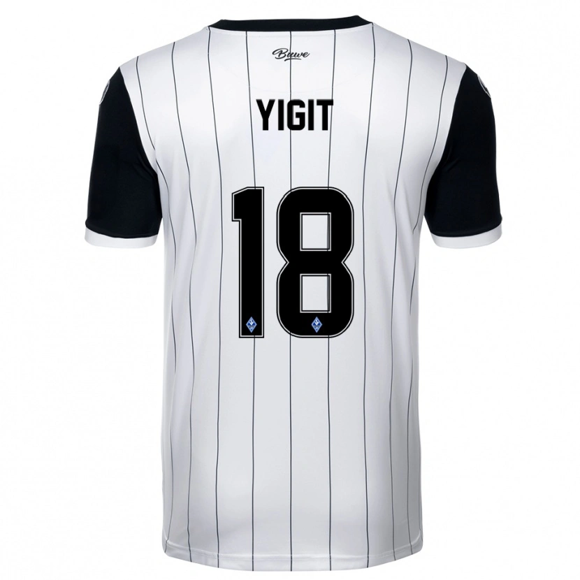 Danxen Damen Seyhan Yigit #18 Weiß Schwarz Auswärtstrikot Trikot 2025/26 T-Shirt Österreich