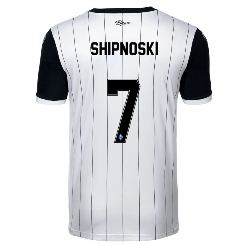 Danxen Damen Nicklas Shipnoski #7 Weiß Schwarz Auswärtstrikot Trikot 2025/26 T-Shirt Österreich